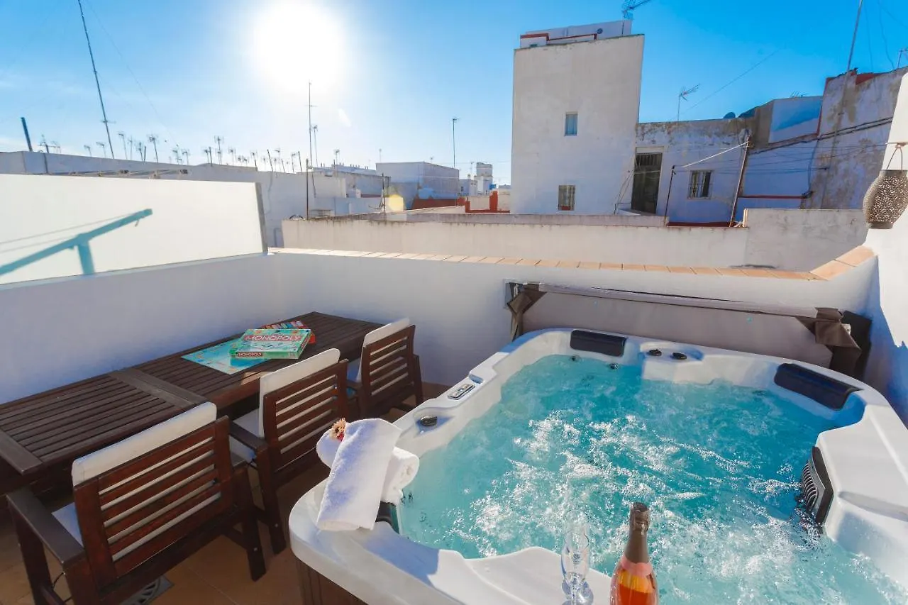 Atico & Jacuzzi Cruz By Cadiz4Rentals Apartamento